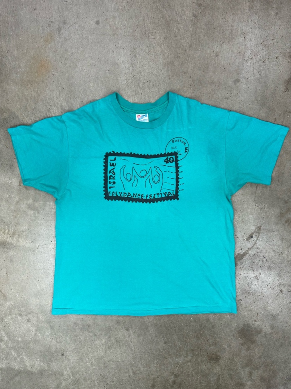 Vintage Israel Folk Dance Festival Hanes Beefy T-Shirt